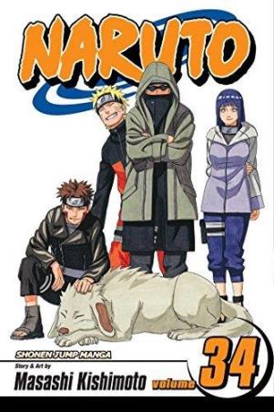 Book cover number 1 for Naruto Volume 34 written by Masashi Kishimoto published by Simon & Schuster