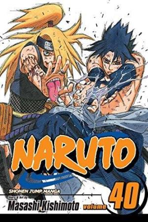 Book cover number 1 for Naruto Volume 40 written by Masashi Kishimoto published by Simon & Schuster