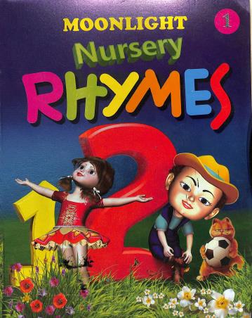 Book cover number 1 for Moonlight Nursery Rhymes 1 written by NA published by Moonlight Publication