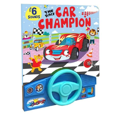 Book cover number 1 for The Race Car Champion With 6 SOunds written by NA published by Hello Friend