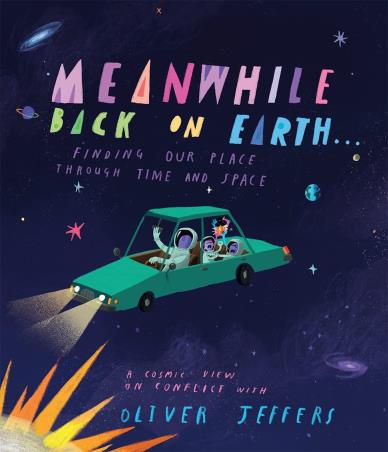 Book cover number 1 for Meanwhile Back On Earth written by Oliver Jeffers published by Harper Collins Publishers