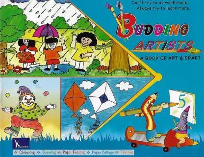 Book cover number 1 for Budding Artist 5 (A Book Of Art & Craft) written by NA published by Landmark Books Pvt. Ltd.