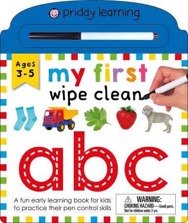 Book cover number 1 for My First Wipe Clean : ABC (Ages3-5) written by Roger Priddy published by Priddy Books