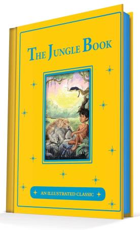 Book cover number 1 for An Illustrated Classic : The Jungle Book written by Rudyard Kipling published by Canterbury
