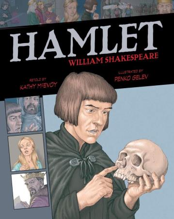 Book cover number 1 for Hamlet written by William Shakespeare published by Union Square Kids
