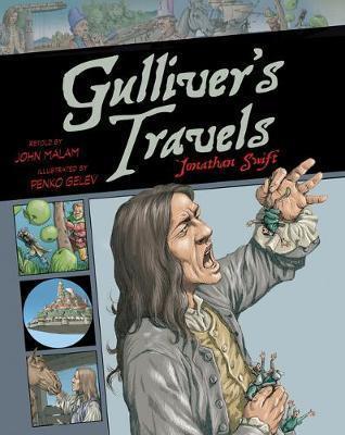 Book cover number 1 for Gulliver's Travels written by Jonathan Swift published by Union Square Kids
