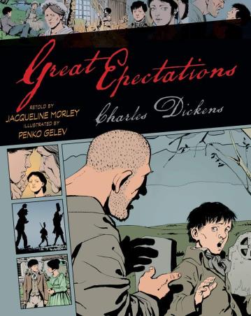 Book cover number 1 for Great Expectations written by Charles Dickens published by Union Square Kids