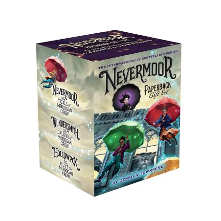 Book cover number 1 for Nevermoor (Box Set) written by Jessica Townsend published by Little, Brown Book