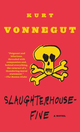 Book cover number 1 for Slaughterhouse Five : A novel written by Kurt Vonnegut published by Dell