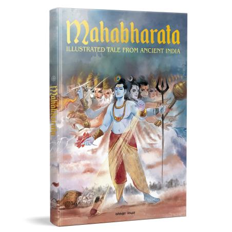 Book cover number 1 for Mahabharata - Illustrated Tales From Ancient India written by Anupa Lal published by Wonder House