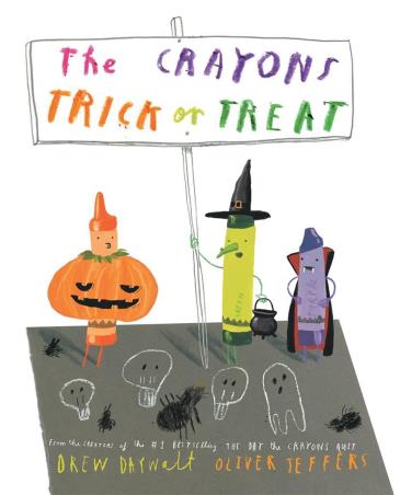 Book cover number 1 for The Crayons Trick Or Treat written by Drew Daywalt published by Harper Collins Publishers