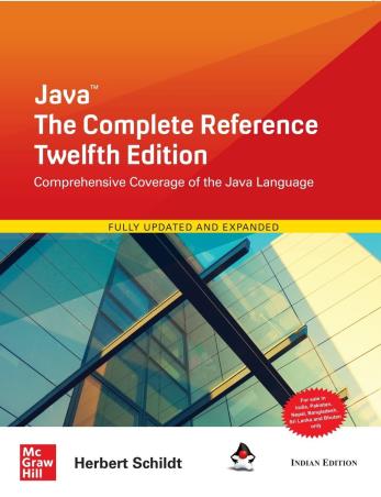 Book cover number 1 for Java The Complete Reference (Indian Edition) written by Herbert Schildt published by McGraw Hill Education Private Limited