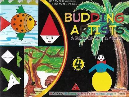 Book cover number 1 for Budding Artist 4 (A Book Of Art & Craft) written by NA published by Landmark Books Pvt. Ltd.