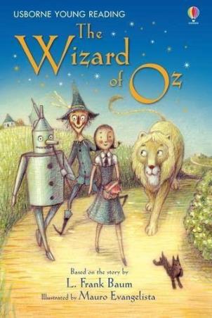 Book cover number 1 for The Wizard Of Oz written by L. Frank Baum published by Usborne