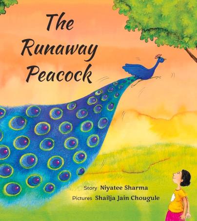 Book cover number 1 for The Runaway Peacock written by Niyatee Sharma published by Tulika Publishers