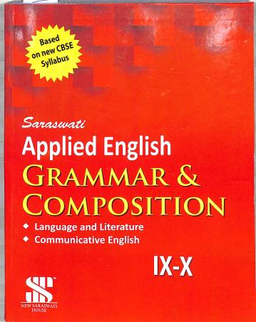 Book cover number 1 for Applied English Grammar & Composition (Class 9-10) written by Madan Mohan Sharma published by New Saraswati House (India) Pvt. Ltd.