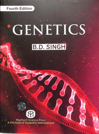 Book cover number 1 for Genetics written by B. D. Singh published by Medtech