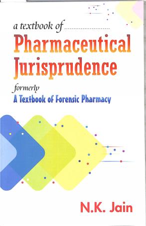 Book cover number 1 for Pharmaceutical Jurisprudence written by N. K. Jain published by Vallabh Prakashan