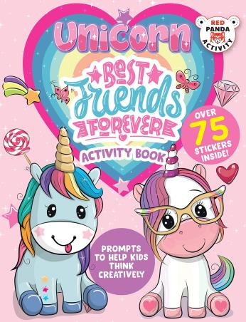 Book cover number 1 for Unicorn Best Friends Forever Activity Book written by NA published by Red Panda