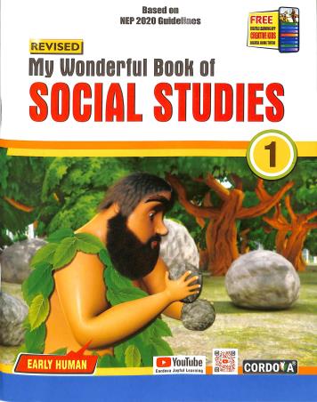 Book cover number 1 for My Wonderful Book Of Social Studies Class 1 (NEP 2020) written by Vinita Kumar published by Cordova Publications Pvt. Ltd.