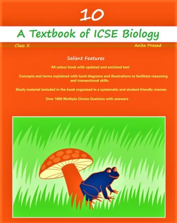 Book cover number 1 for A Textbook Of ICSE Biology Class 10 written by Anita Prasad published by General Printers & Publishers
