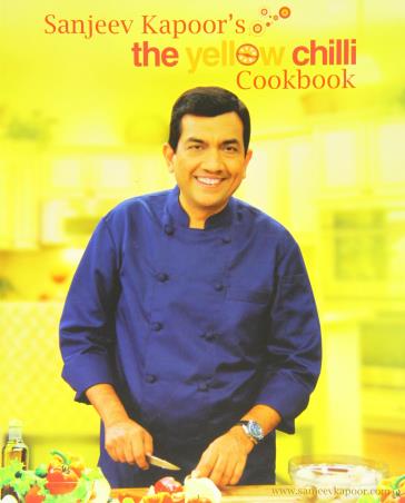 Book cover number 1 for The Yellow Chilli Cookbook written by Sanjeev Kapoor published by Popular Prakashan