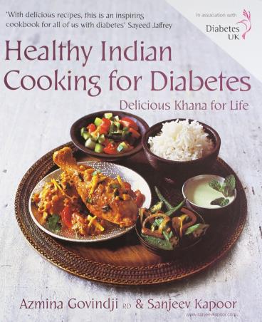 Book cover number 1 for Healthy Indian Cooking For Diabetes written by Sanjeev Kapoor published by Popular Prakashan