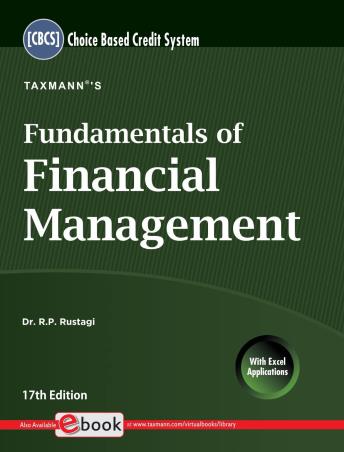 Book cover number 1 for Taxmann's Fundamentals Of Financial Management (CBCS) written by R. P. Rastogi published by Taxmann Publications Pvt. Ltd.