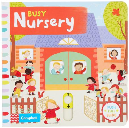 Book cover number 1 for Busy Nursery written by Angie Rozelaar published by Campbell Books
