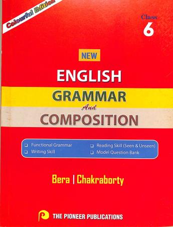 Book cover number 1 for New English Grammar And Composition Class 6 written by NA published by The Pioneer Publications