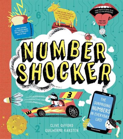 Book cover number 1 for Number Shocker written by Clive Gifford published by Red Shed