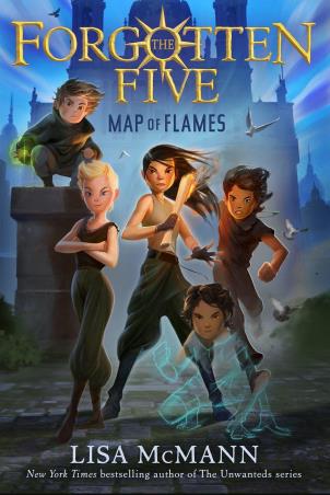 Book cover number 1 for The Forgotten Five : Map Of Flames (Book 1) written by Lisa McMann published by G. P. Putnam's Sons
