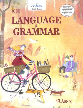 Book cover number 1 for ICSE Language And Grammar 10 written by NA published by Ripple Books