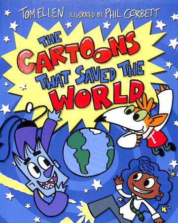 Book cover number 1 for The Cartoons That Saved The World written by NA published by Chicken House