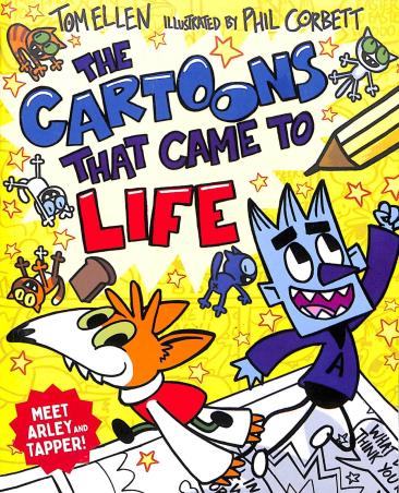 Book cover number 1 for The Cartoons That Came To Life written by NA published by Chicken House