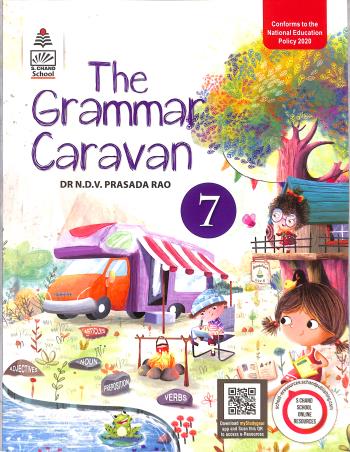 Book cover number 1 for The Grammar Caravan 7 (NEP 2020) written by N. D. V. Prasada Rao published by S. Chand Publishing