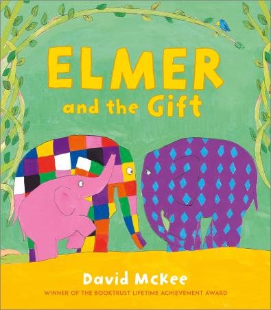 Book cover number 1 for Elmer And The Gift written by David McKee published by Andersen Press