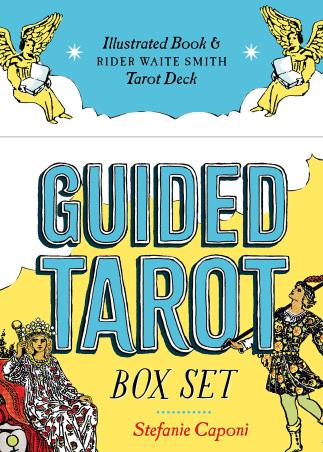 Book cover number 1 for Guided Tarot : Illustrated Book & Rider Waite Smith Tarot Deck (Box Set) written by Stefanie Caponi published by Zeitgeist