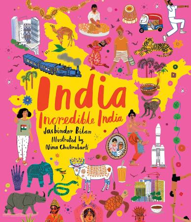 Book cover number 1 for India, Incredible India written by Jasbinder Bilan published by Walker Books