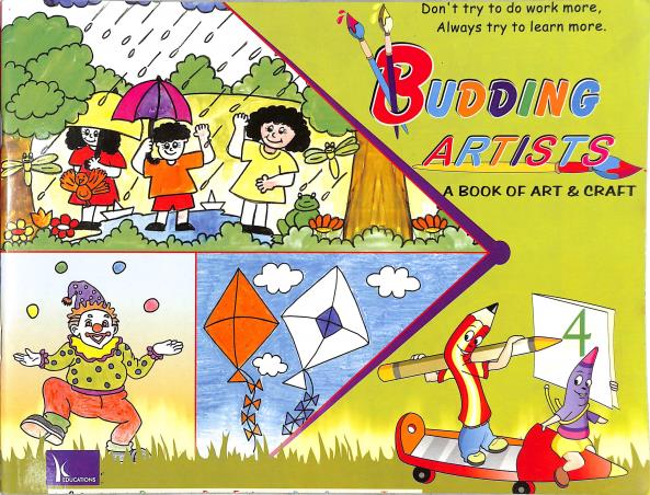 Book cover number 1 for Budding Artist 4 (A Book Of Art & Craft) written by NA published by Landmark Books Pvt. Ltd.