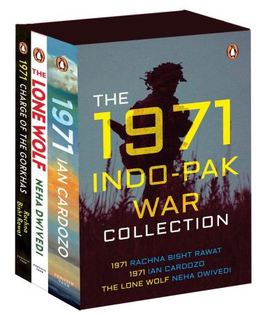 Book cover number 1 for The 1971 Indo-Pak War Collection (Set Of 3 Books) written by Rachna Bisht Rawat, Ian Cardozo, Neha Dwivedi published by Penguin Books