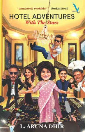Book cover number 1 for Hotel Adventures With The Stars written by L. Aruna Dhir published by Vishwakarma Publications