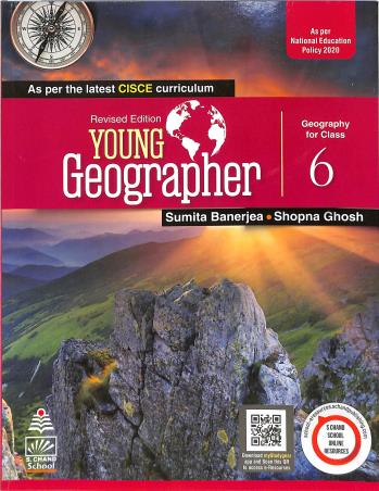 Book cover number 1 for Young Geographer Class 6 (CISCE) NEP 2020 written by Shopna Ghosh, Sumita Banerjee published by S. Chand Publishing