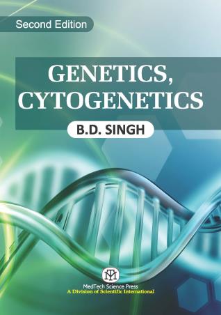 Book cover number 1 for Genetics, Cytogenetics written by B. D. Singh published by Medtech