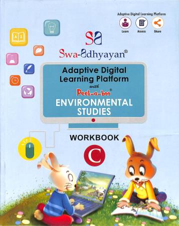 Book cover number 1 for Swa-Adhyayan Adaptive Digital Learning Platform With Peek-A-Boo Env. Studies Workbook C (NEP 2020) written by Seema Awasthi, Jyoti Sharma published by Forever Books Pvt. Ltd