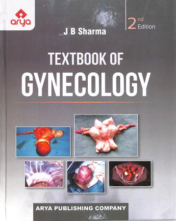 Book cover number 1 for Textbook Of Gynecology written by J. B. Sharma published by Arya Publishing Company