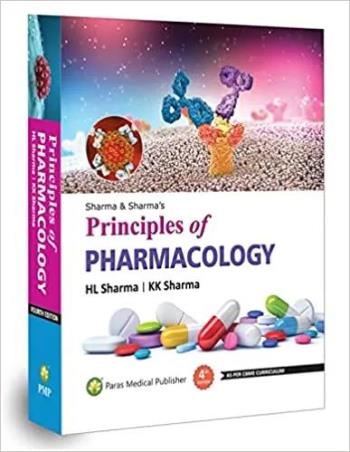 Book cover number 1 for Principles Of Pharmacology written by K. K. Sharma, H. L. Sharma published by Paras Medical Publisher