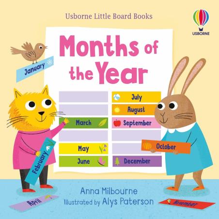Book cover number 1 for Months Of The Year written by Anna Milbourne published by Usborne