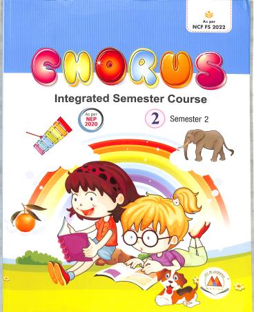 Book cover number 1 for Chorus The Term Book 2 Semester 2 (NEP 2020 / NCF FS 2022) written by Harish Kumar, Carolyn M. Moore published by Marina Publications