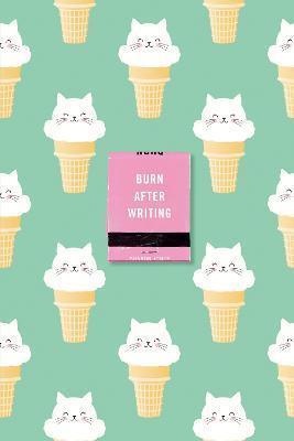 Book cover number 1 for Burn After Writing (Ice Cream Cats) written by Sharon Jones published by Penguin Books